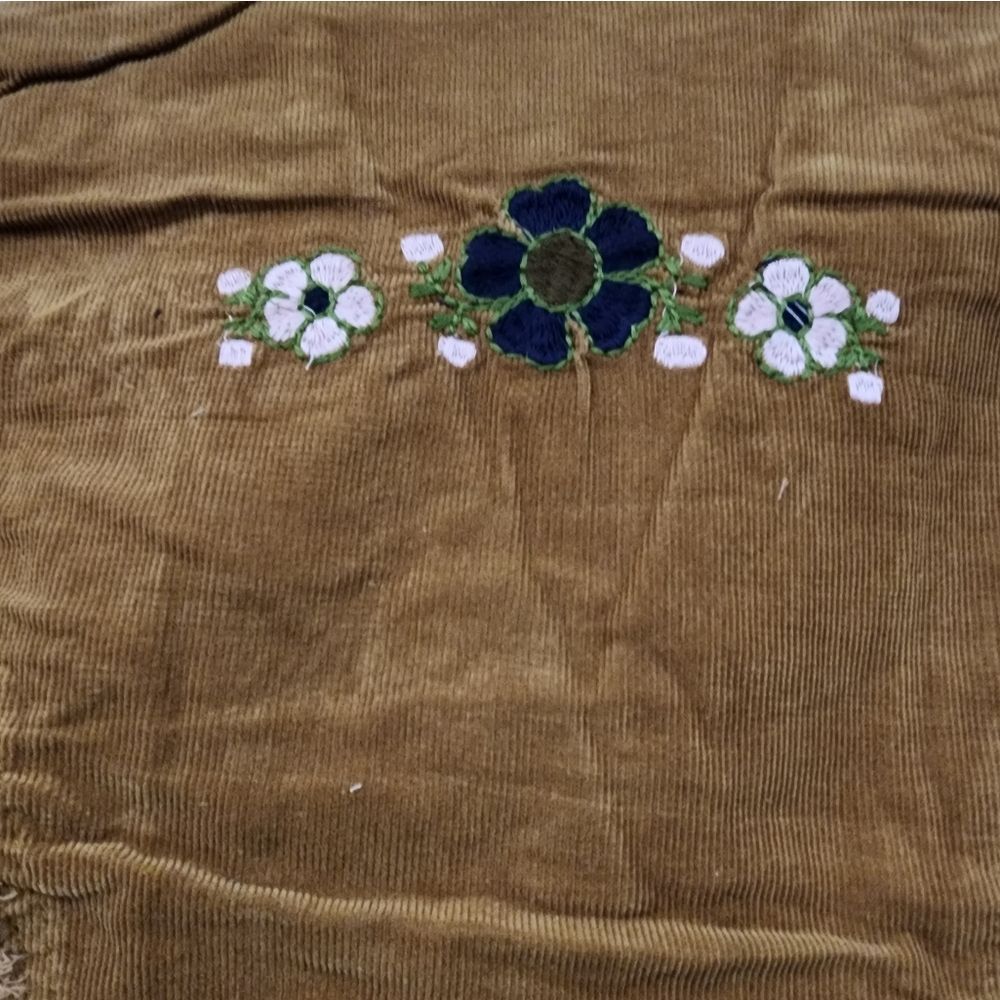 Sandrea Corduroy Embroidered Floral Jacket - Picture 7 of 10